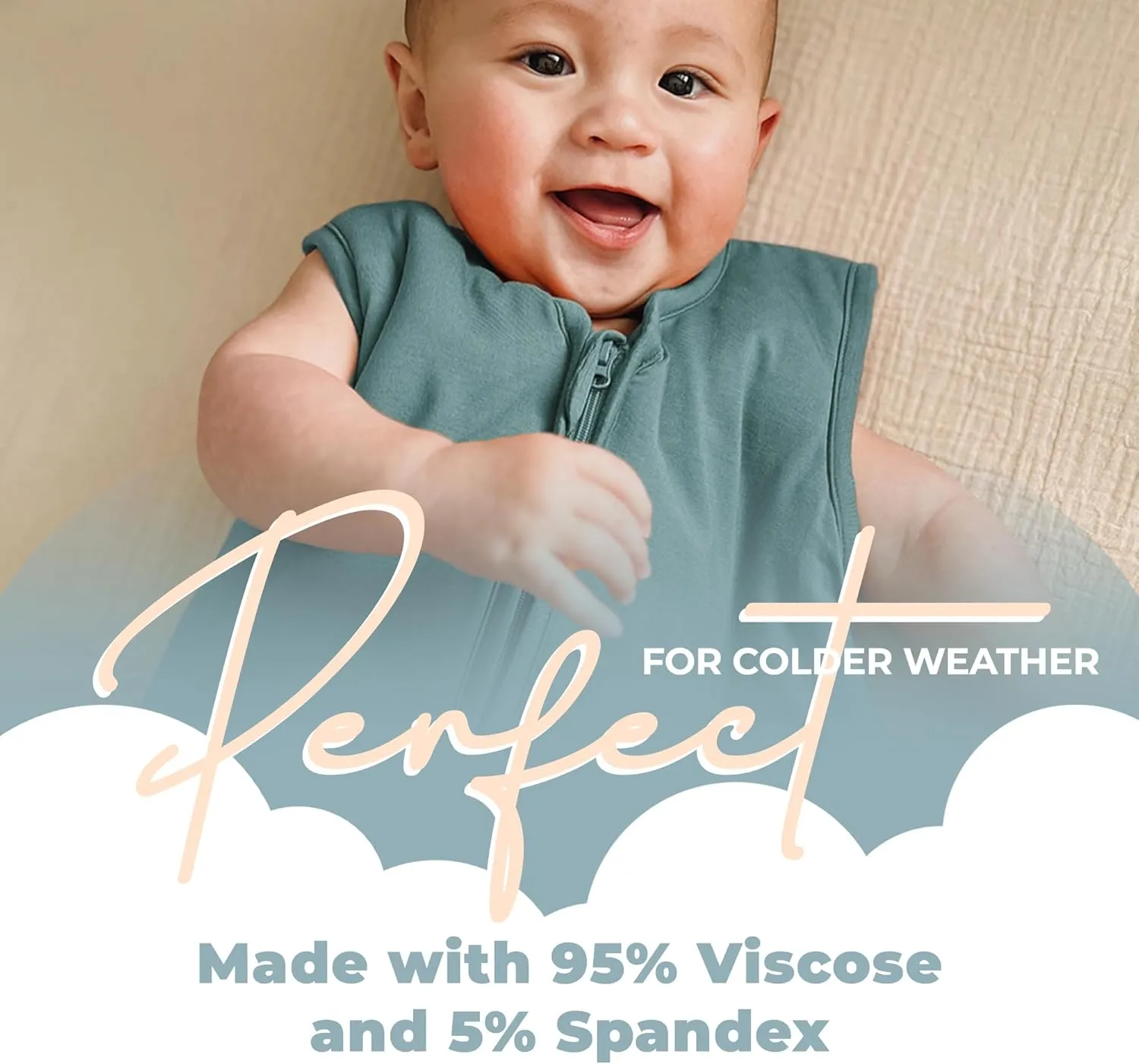 2.5 TOG Sleeveless Sleep Sack, Soft Baby & Toddler Sleeping Sack