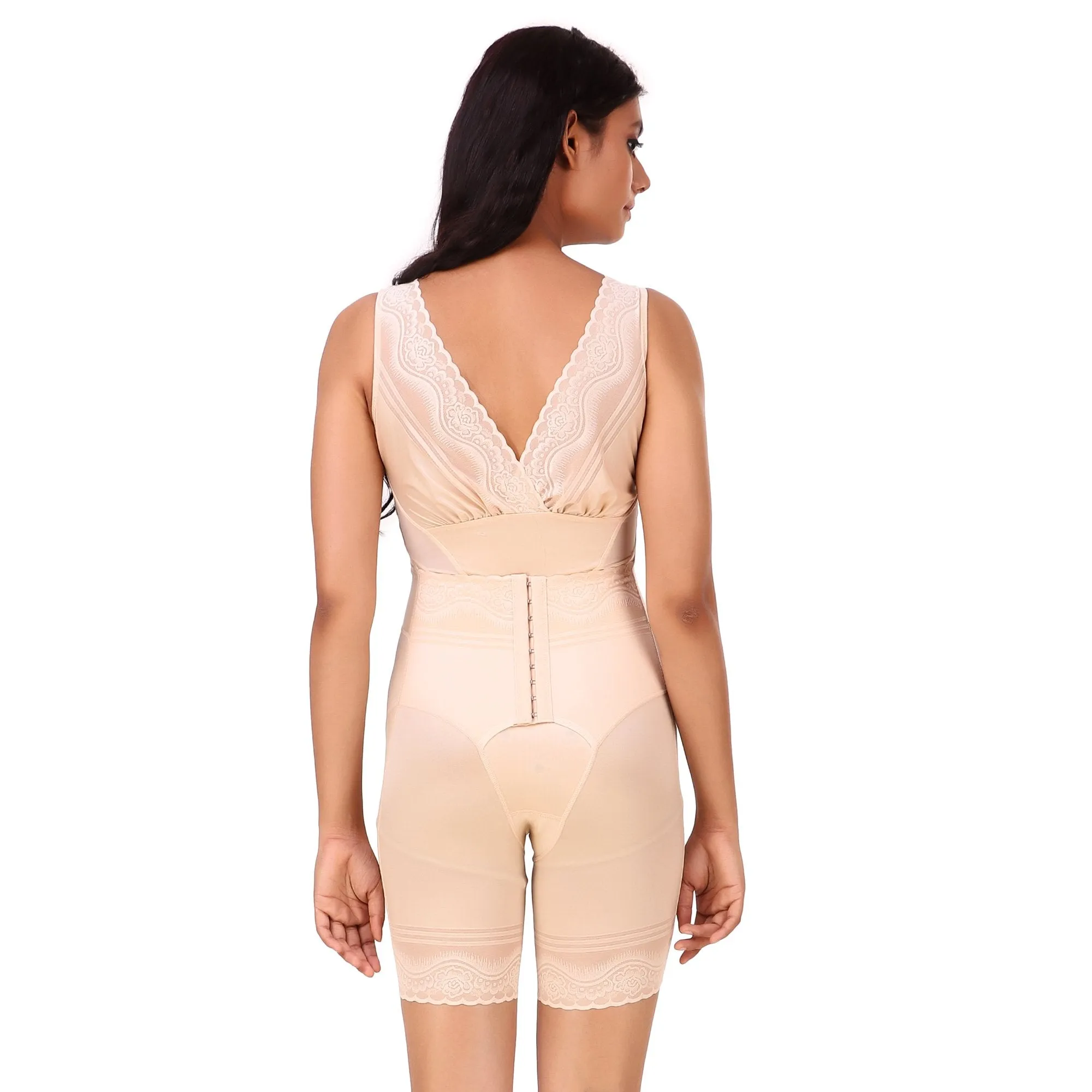 AXTZH-XCOR3309 Women Lace Bodysuits Sleeveless Bodysuit Slimmer Shapewear
