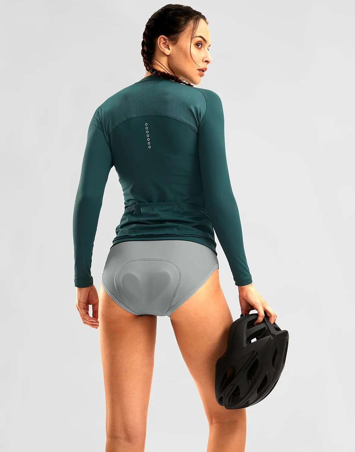 Bikewa Women's 4D Padded Bike Underwear Cycling Bicycle Shorts Biking Riding Briefs Biker Cycle Undershorts for Women