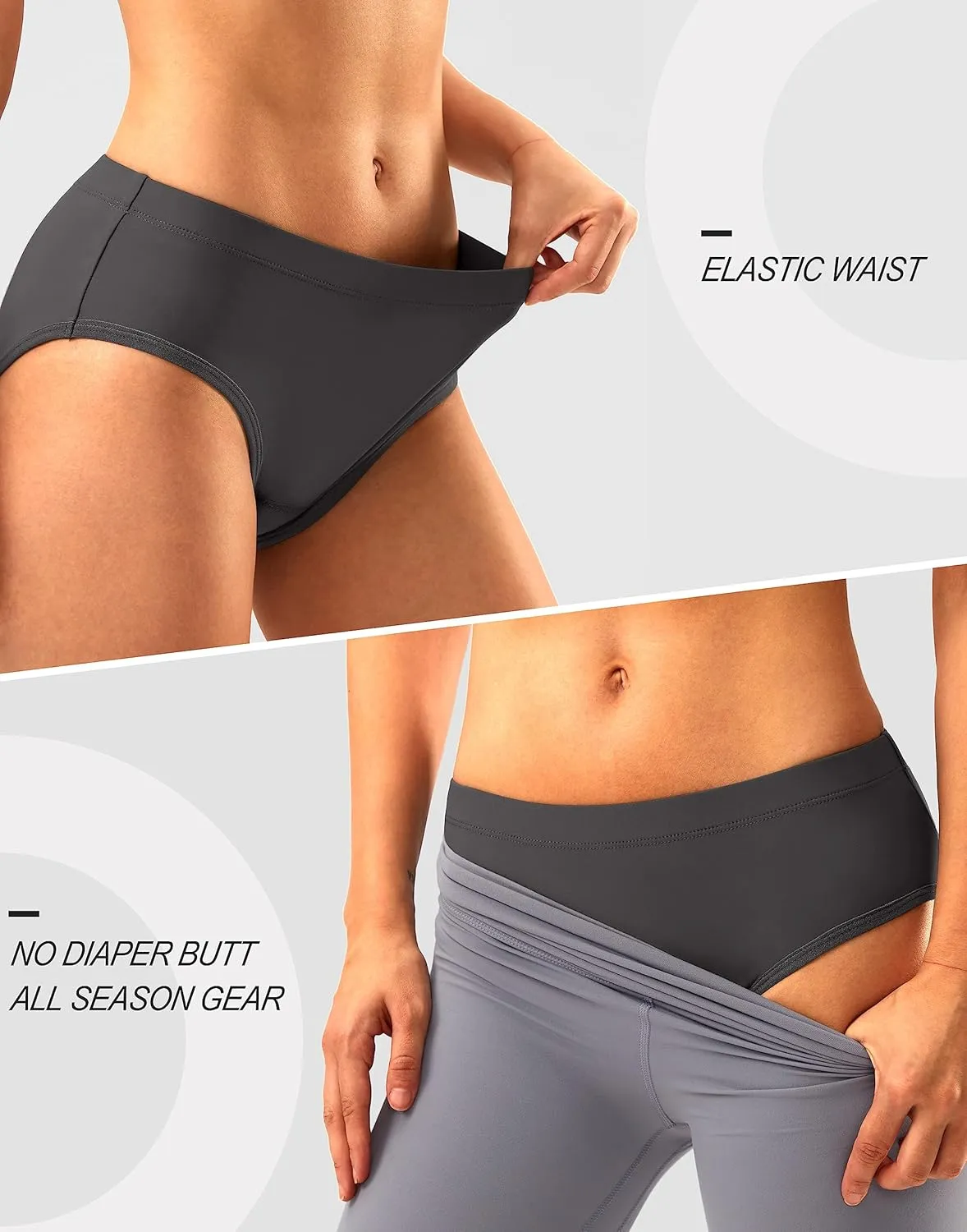 Bikewa Women's 4D Padded Bike Underwear Cycling Bicycle Shorts Biking Riding Briefs Biker Cycle Undershorts for Women