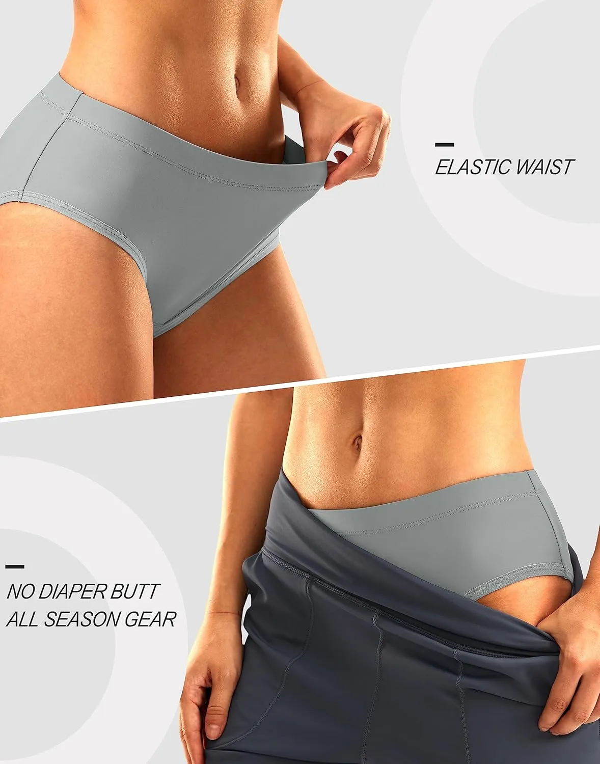 Bikewa Women's 4D Padded Bike Underwear Cycling Bicycle Shorts Biking Riding Briefs Biker Cycle Undershorts for Women