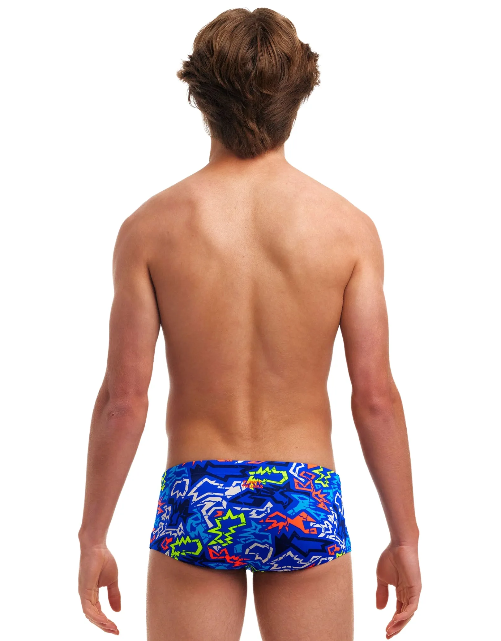 Boys Broken Hearts Sidewinder Swim Trunks - Blue