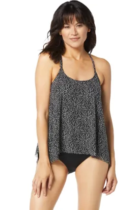 Coco Reef Island Cheetah Current Bra Sized Mesh Layer Underwire Tankini U7A035
