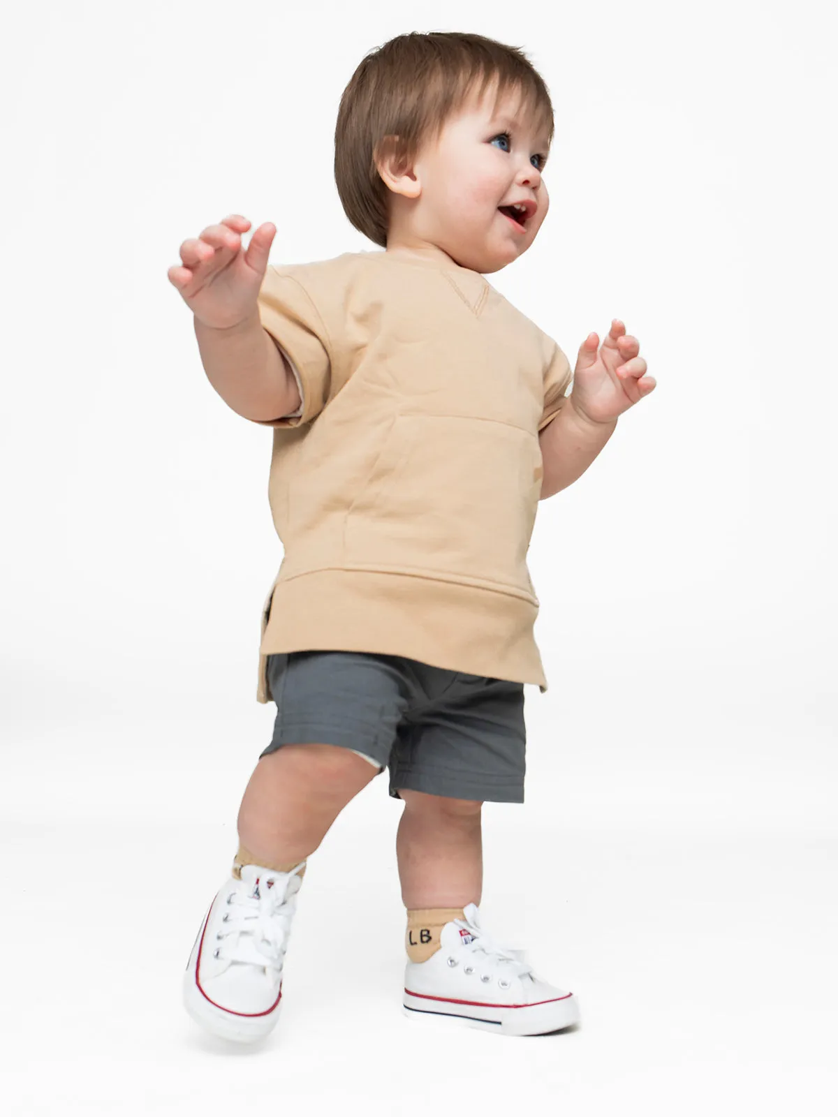 Cotton Twirl Short - Charcoal