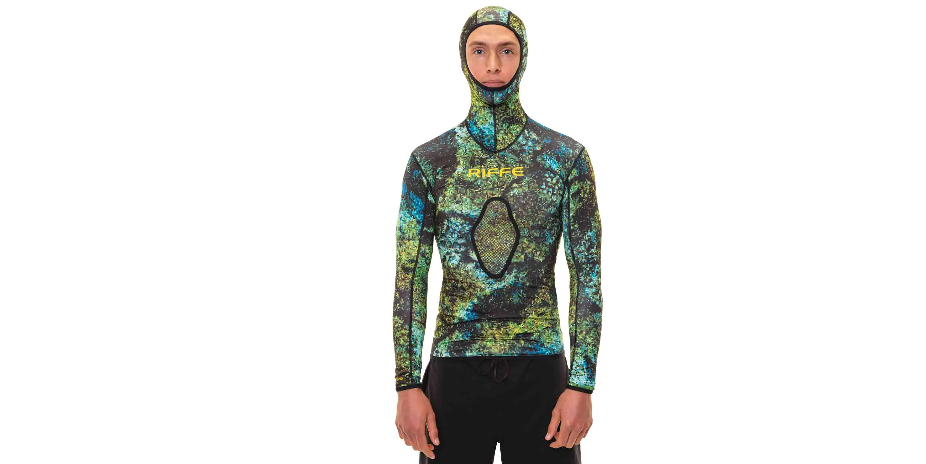 Eco Hooded Long Sleeve Rash Guard with Loading Pad