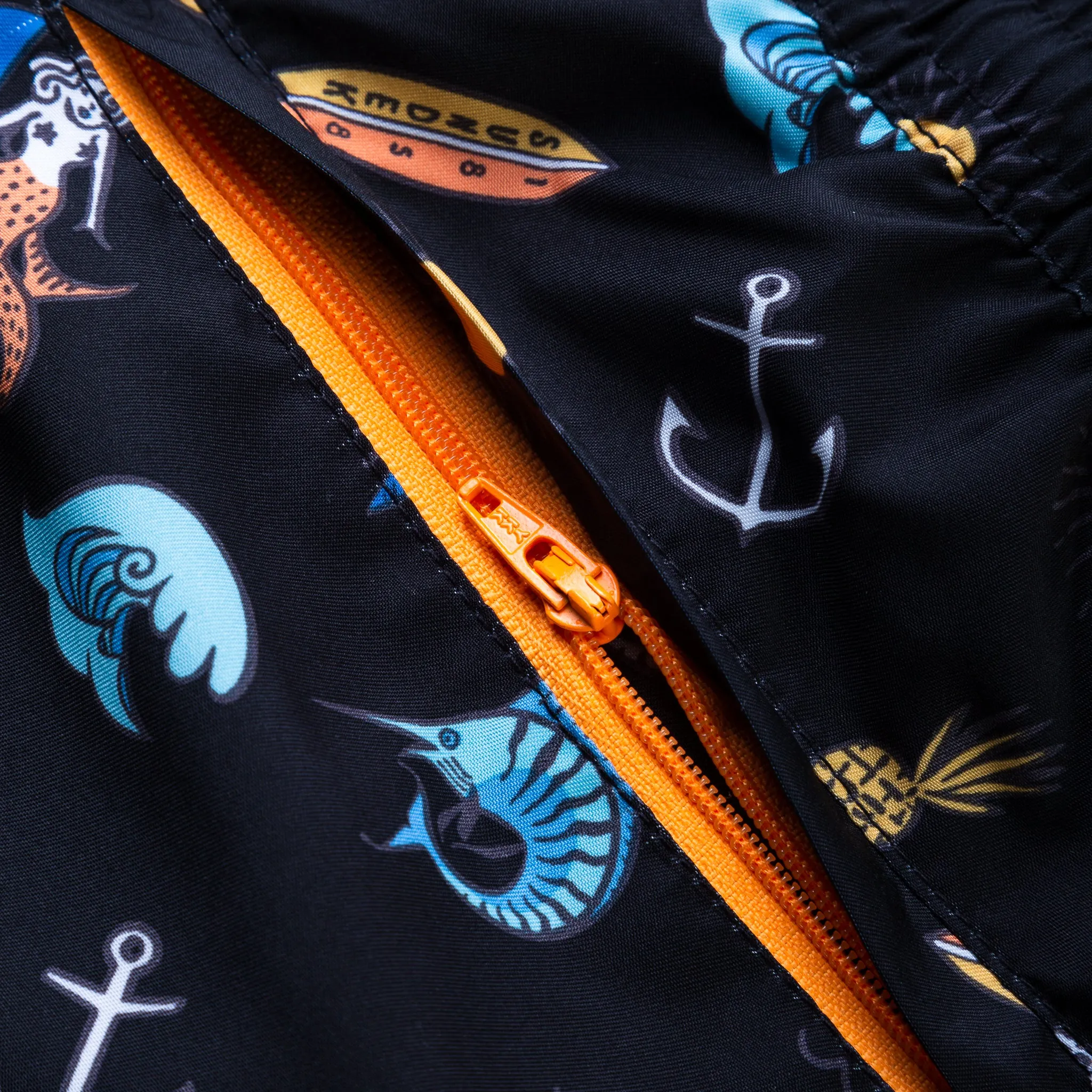 Elastic Waist Swim Trunks 16 Inch