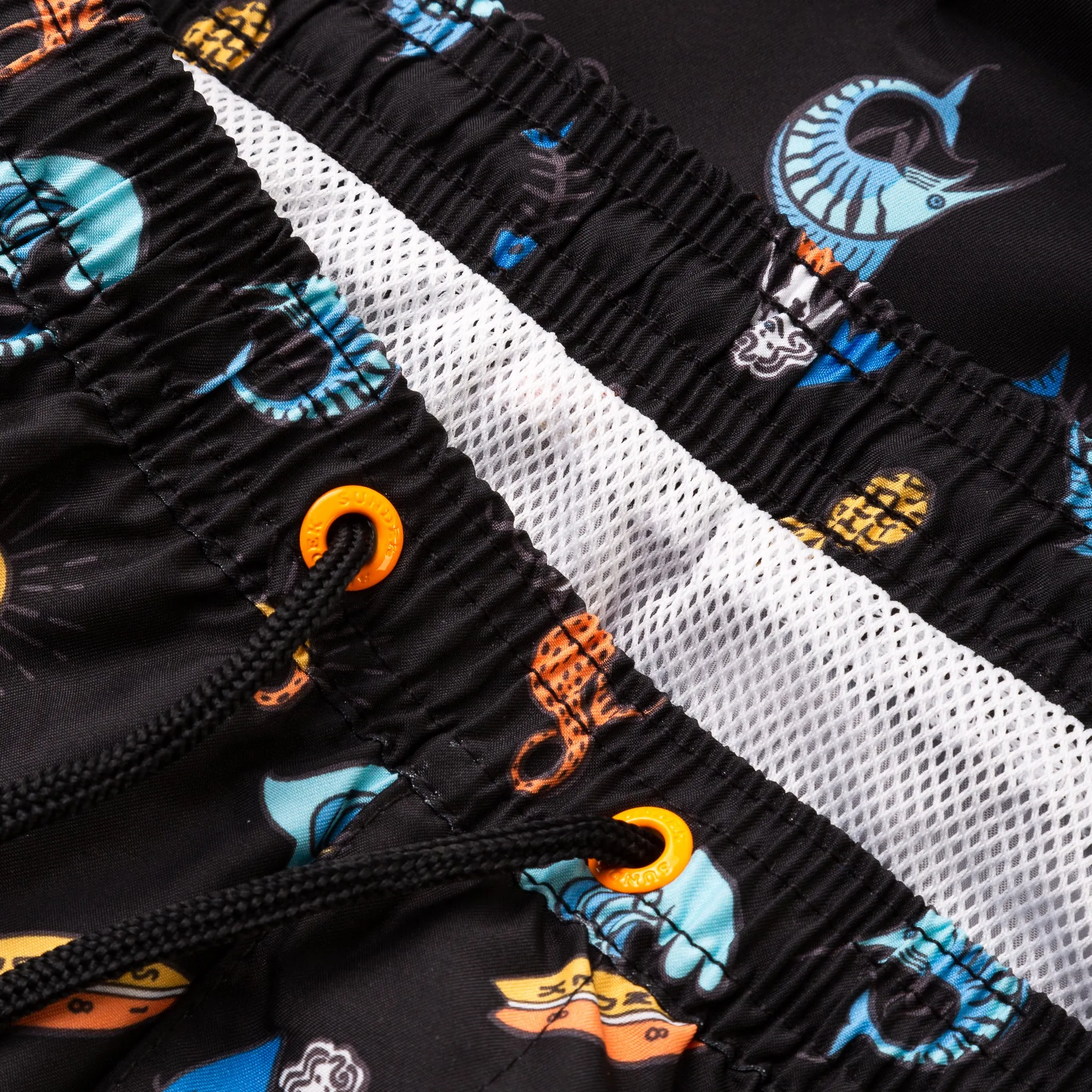 Elastic Waist Swim Trunks 16 Inch