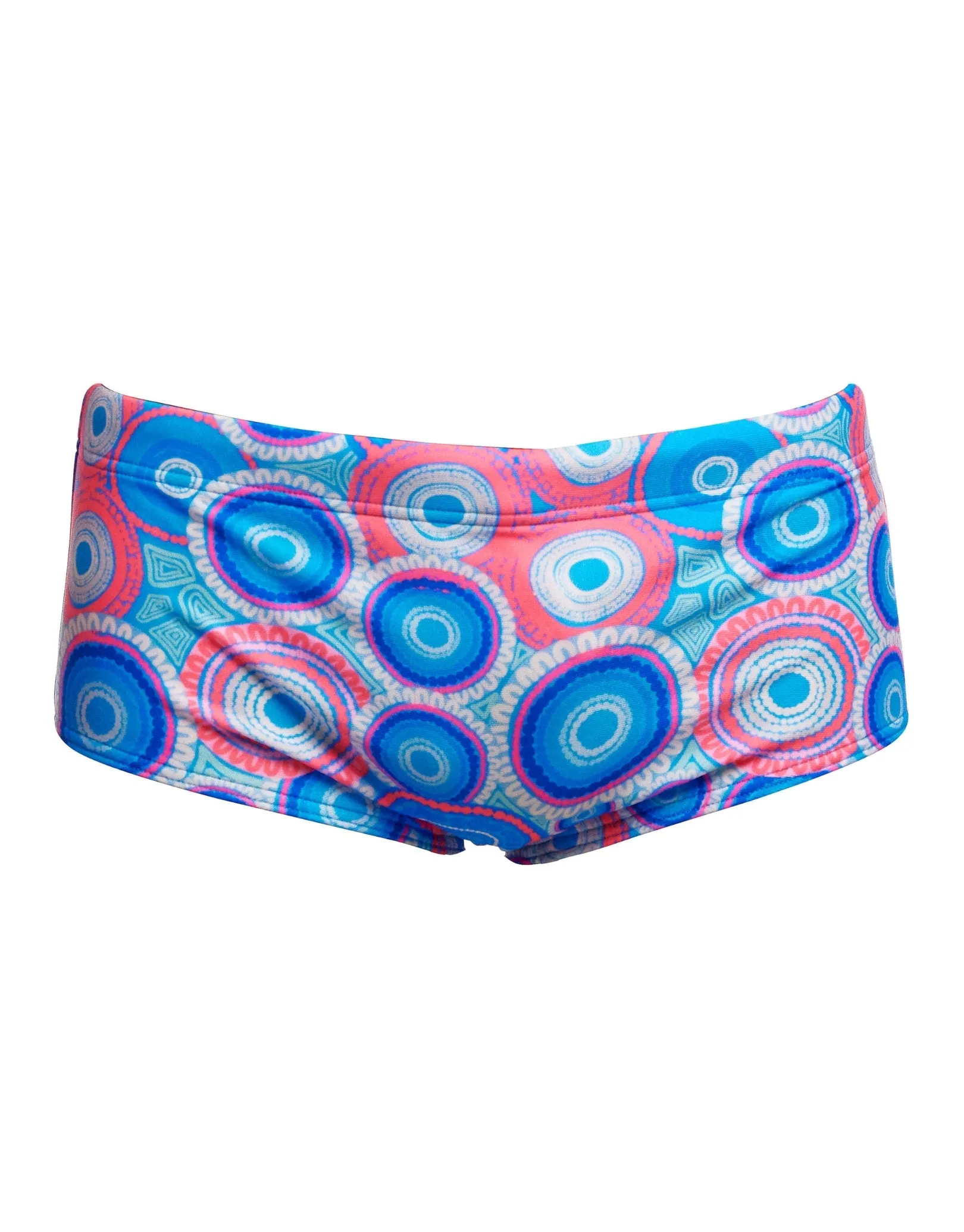 Funky Trunks Boys Bundjalung Blue Sidewinder Swim Trunks - Blue/Pink