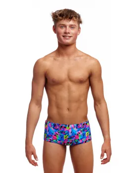 Funky Trunks Boys Funk & Blues Sidewinder Swim Trunks - Multi