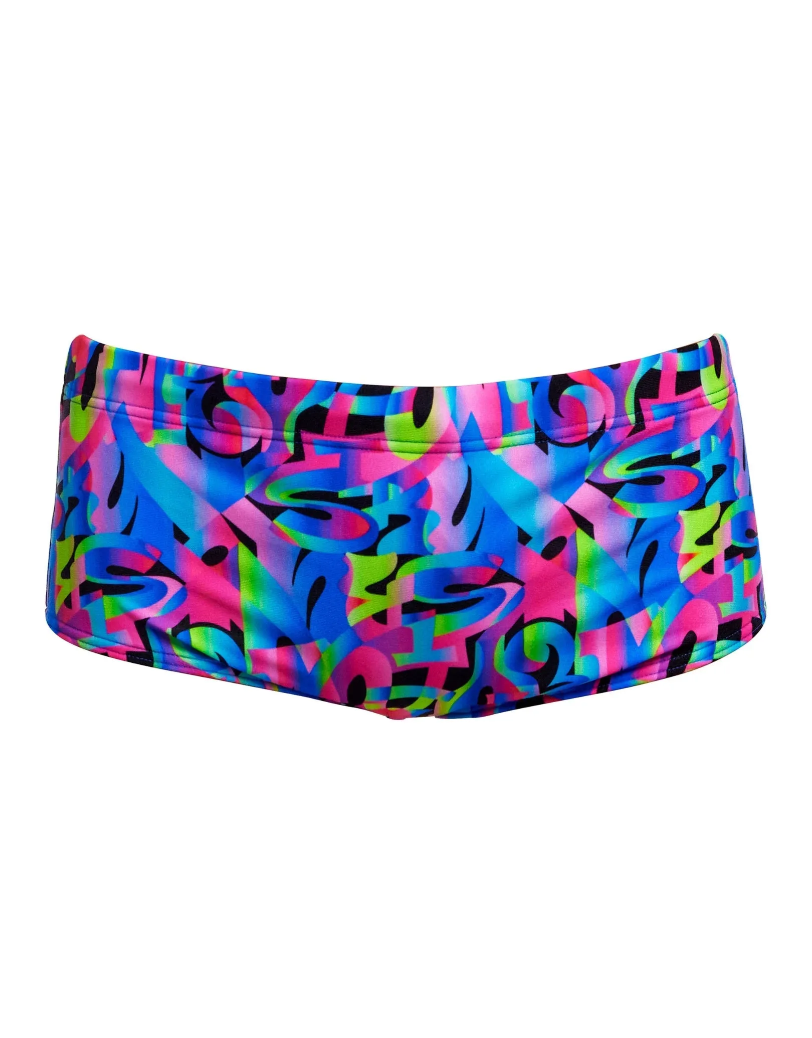 Funky Trunks Boys Funk & Blues Sidewinder Swim Trunks - Multi