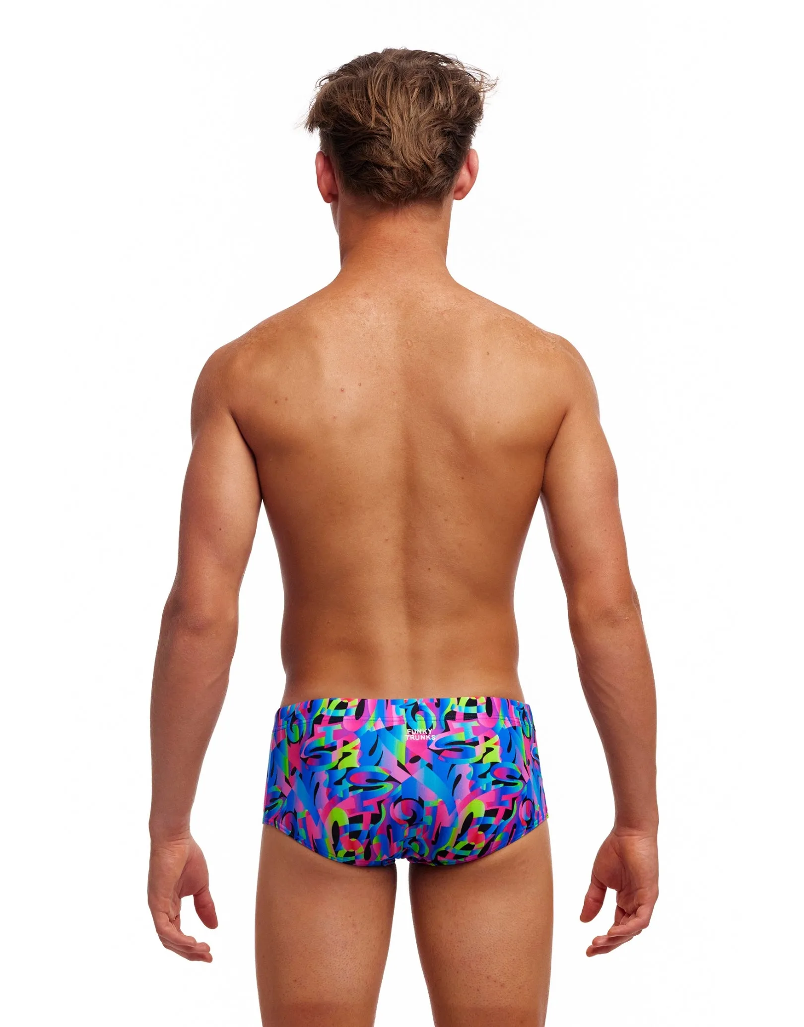 Funky Trunks Boys Funk & Blues Sidewinder Swim Trunks - Multi