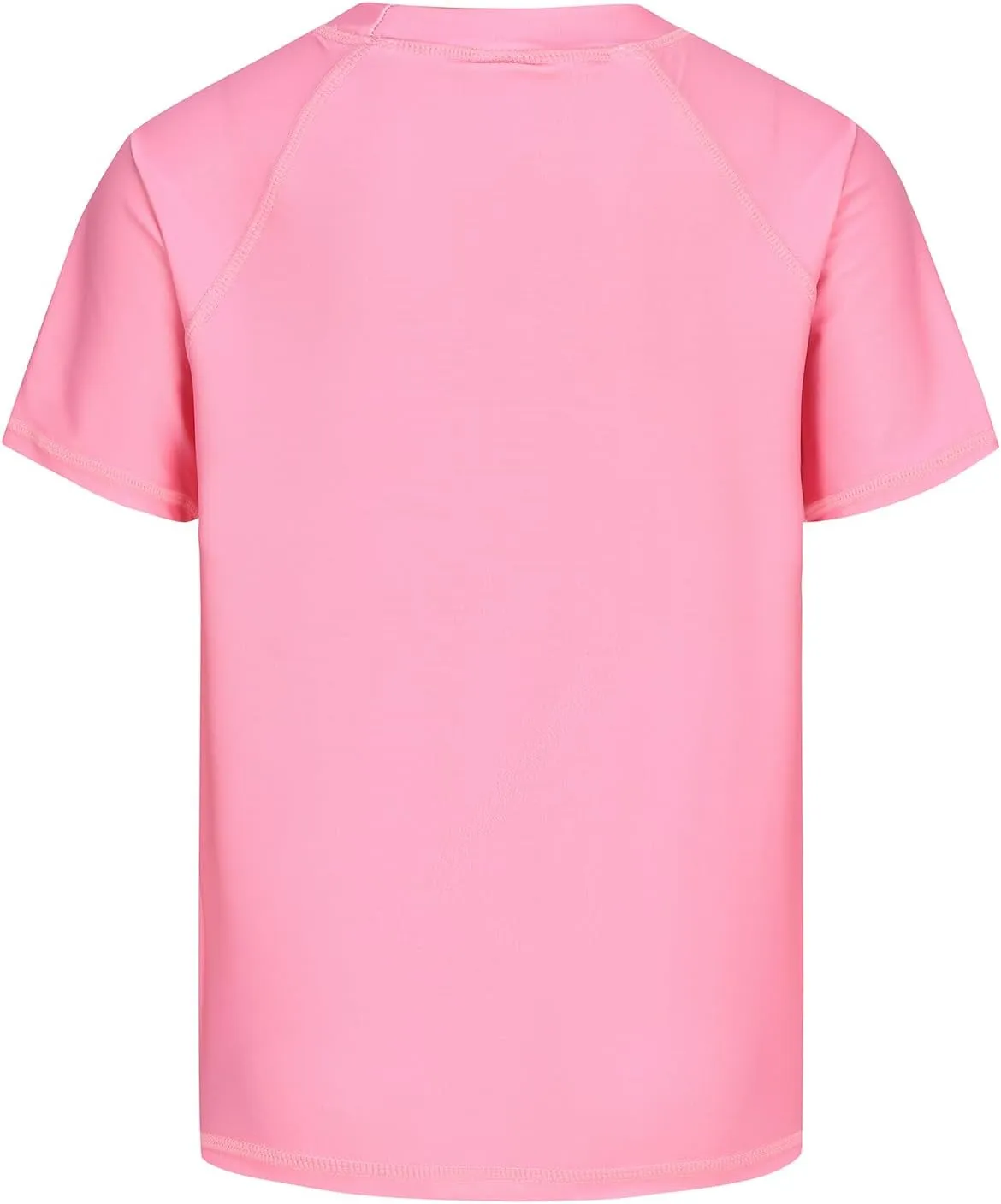 Girls Short Sleeve Swim Shirt for Kids Girls Rash Guard Swimsuits with UPF 50  Sun Protection Swim Top 3-16 Years