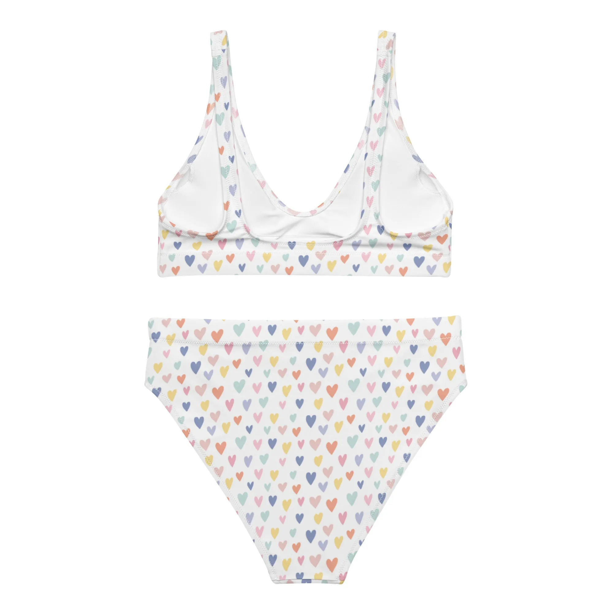 High Waisted Bikini Womens (Glamourange Luxury Bikini High Waisted - 0033 Patterns Model)