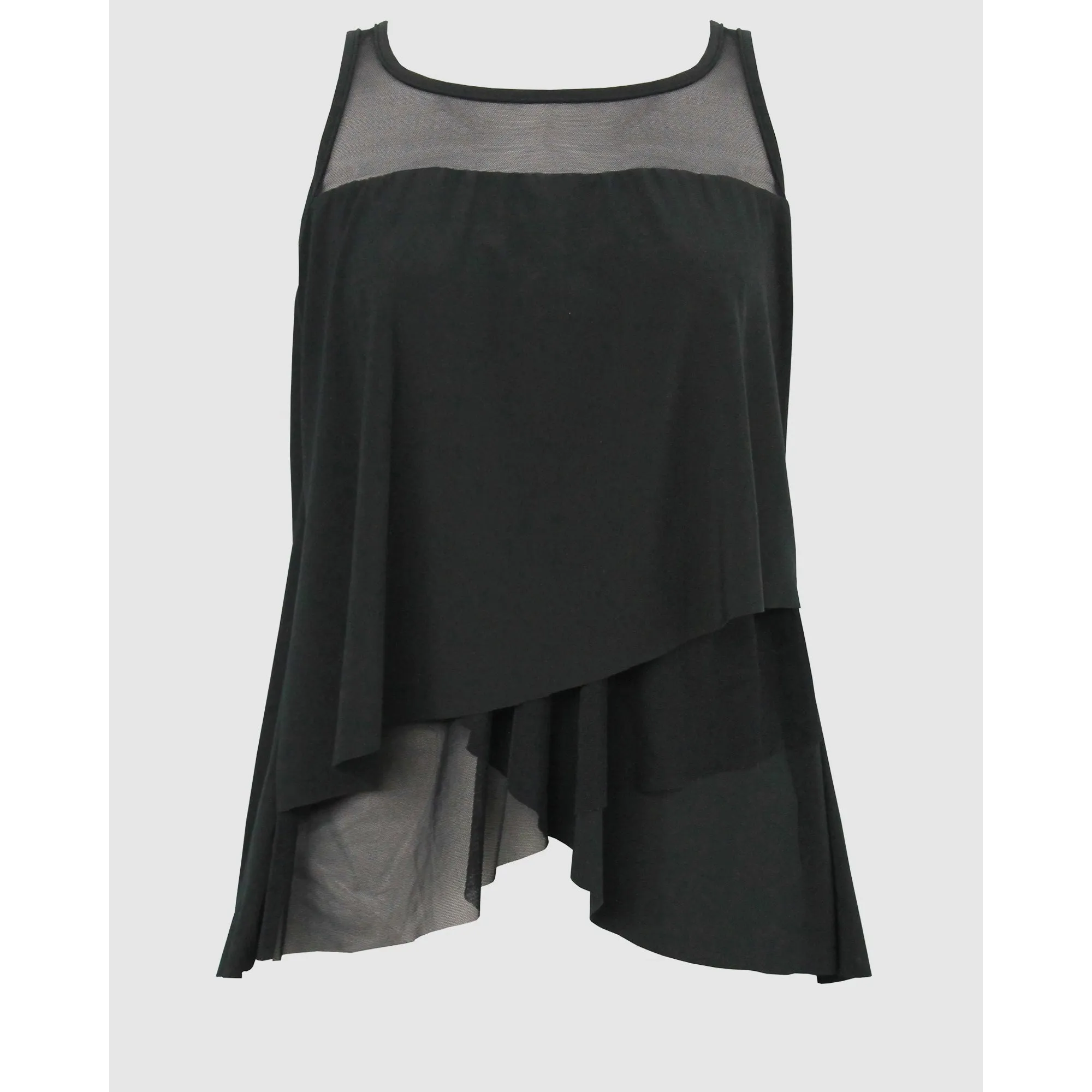 Illusionists Mirage Floaty Layered Tankini Top PLUS