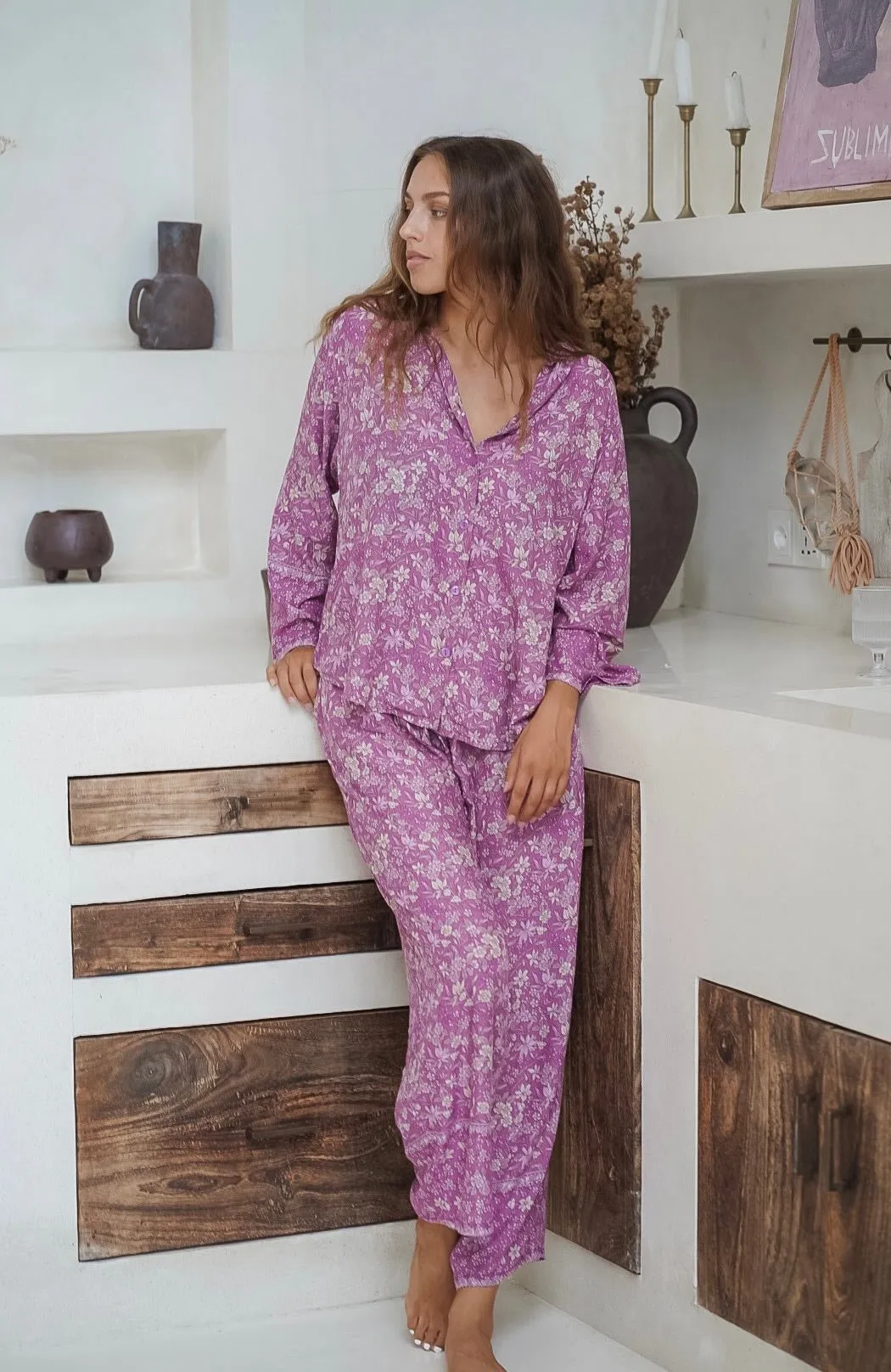 Lucia Pyjama Set Mystic Floral