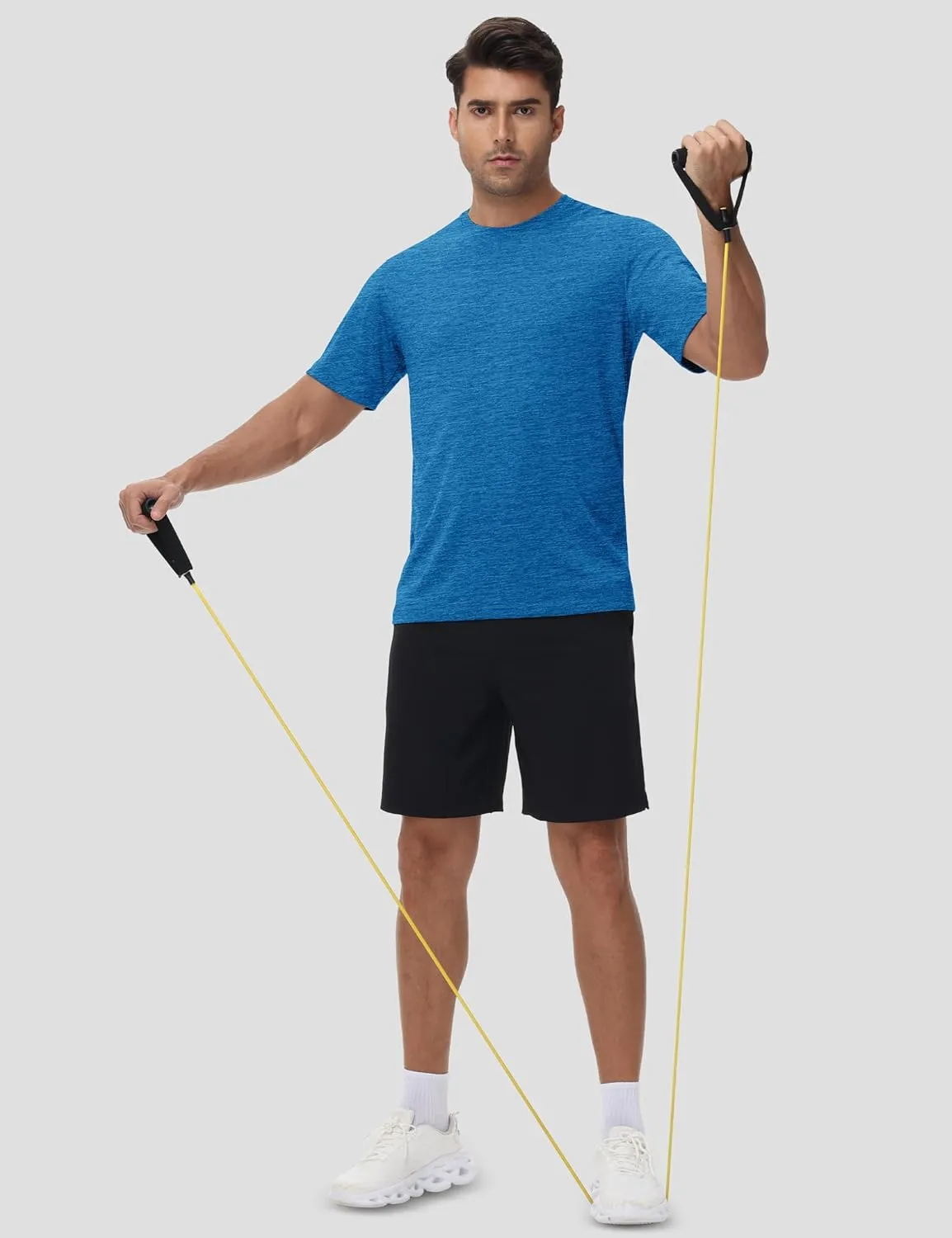 MAGCOMSEN Men's Short Sleeve Sun Protection Shirts Quick Dry Athletic T-Shirts Hiking Running Workout Gym Rash Guard