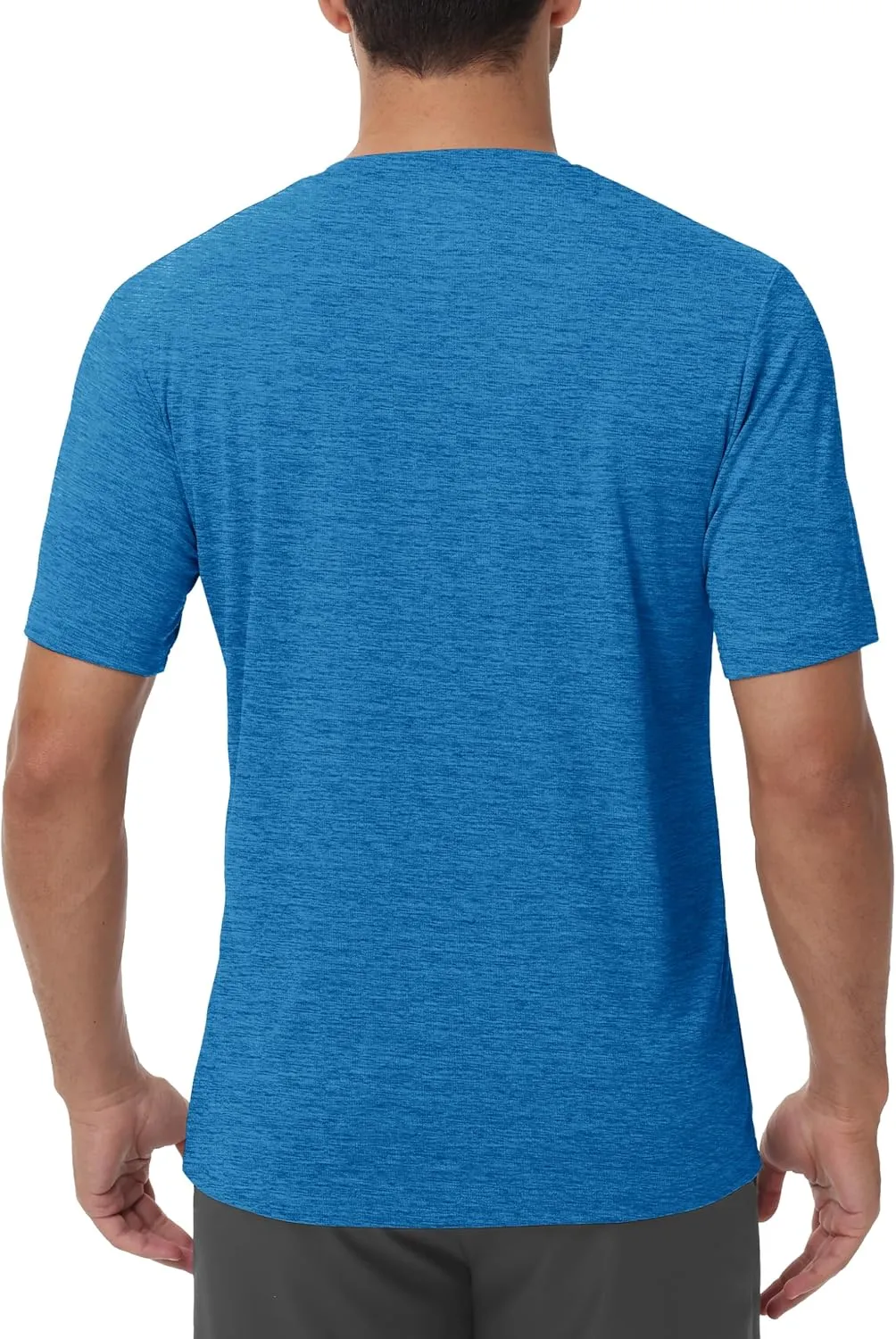 MAGCOMSEN Men's Short Sleeve Sun Protection Shirts Quick Dry Athletic T-Shirts Hiking Running Workout Gym Rash Guard