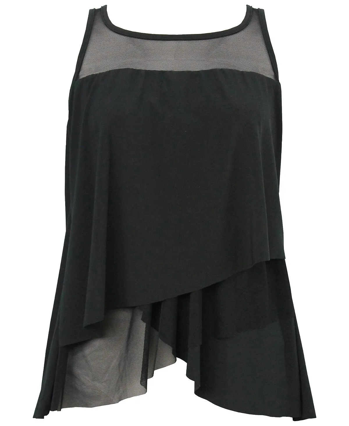 Miraclesuit illusionist mirage underwire tankini top, black