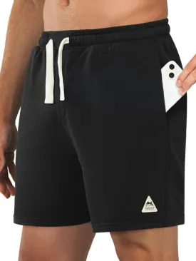 NORTHYARD Men's Sweat Shorts 5" with Pockets Cotton Drawstring Summer Workout Casual Lounge Shorts