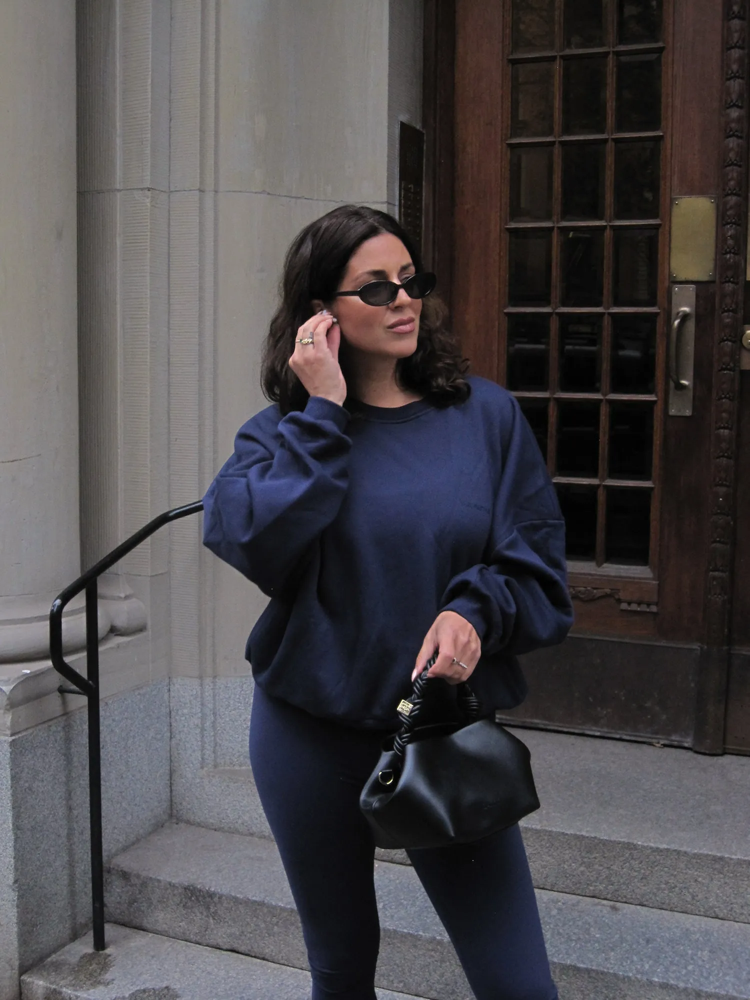 Oversized Crewneck - Navy