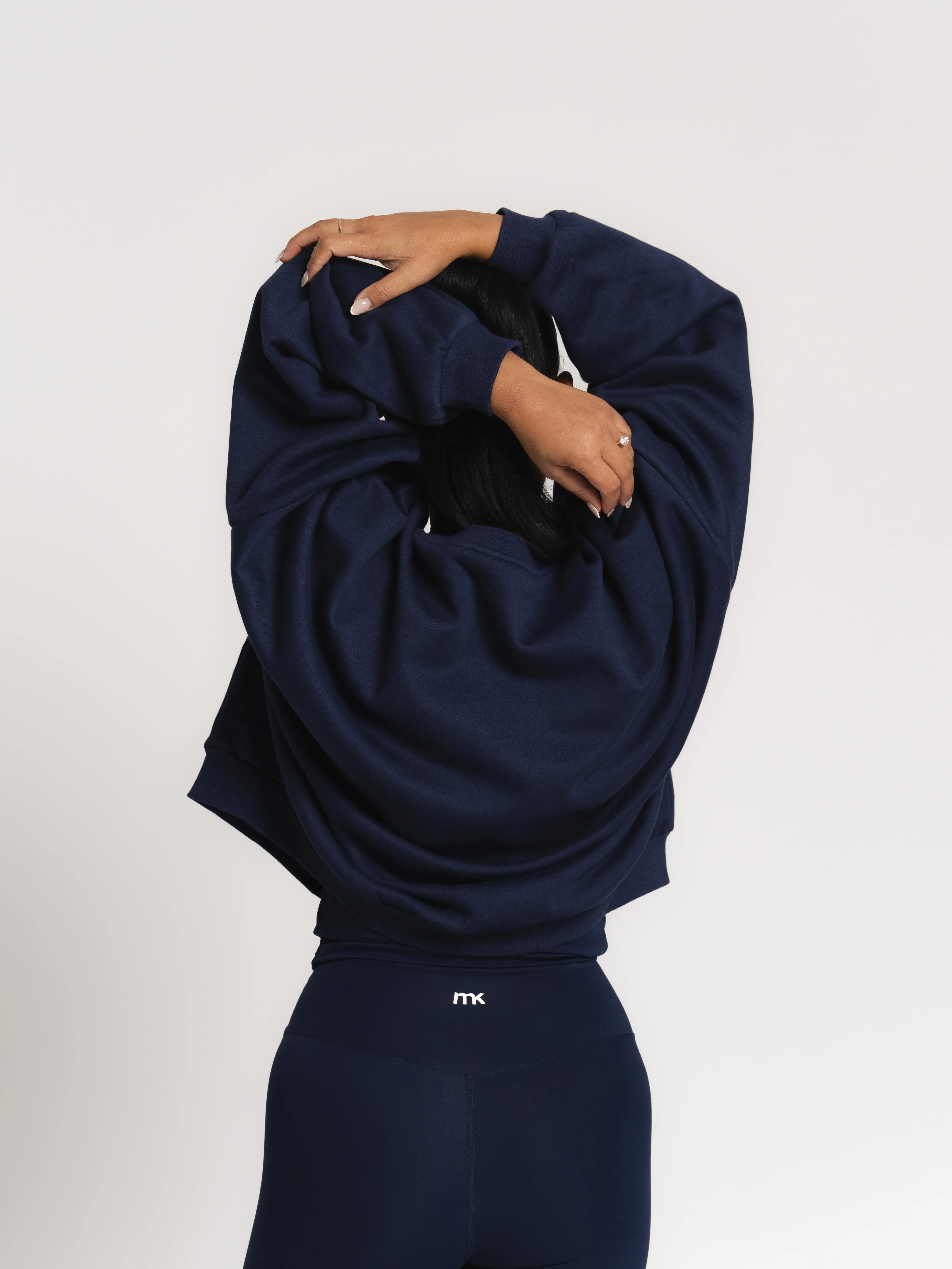 Oversized Crewneck - Navy