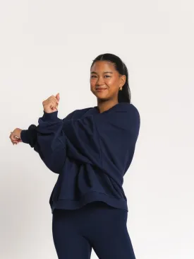 Oversized Crewneck - Navy