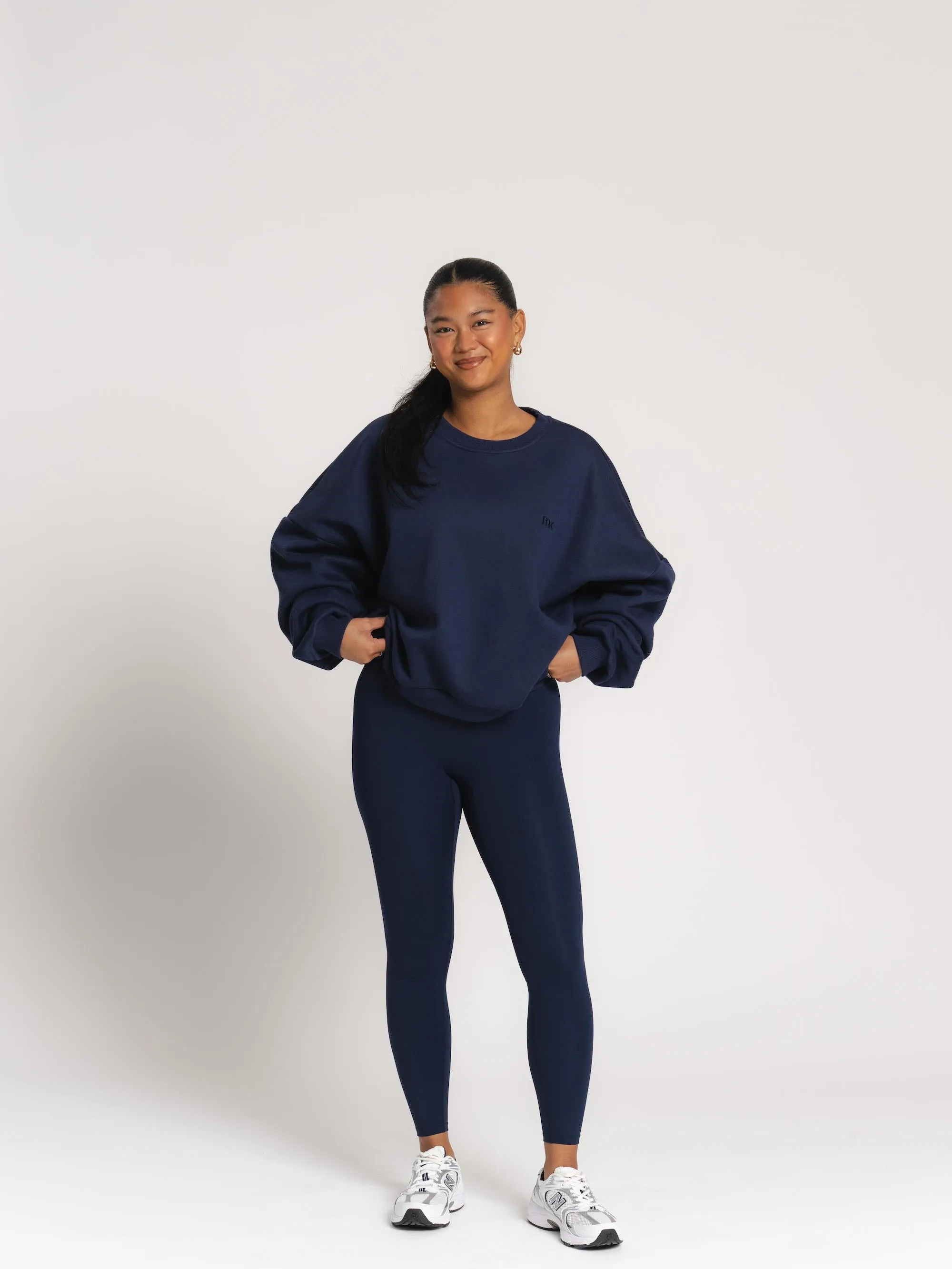 Oversized Crewneck - Navy