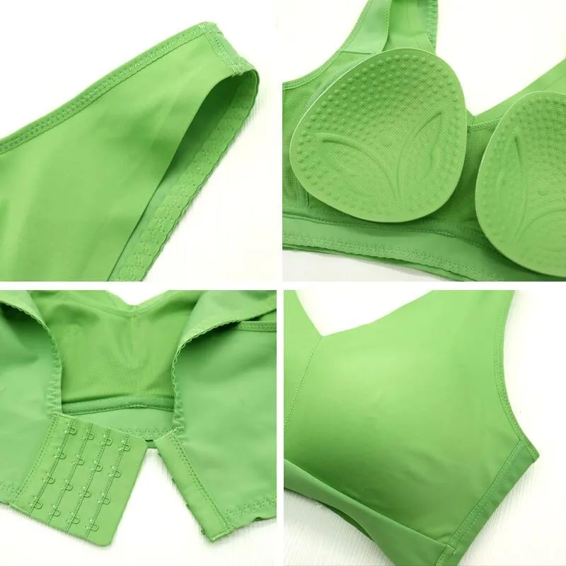 "Feel like not wearing one" Plus Size Wireless Sports Bra - Black