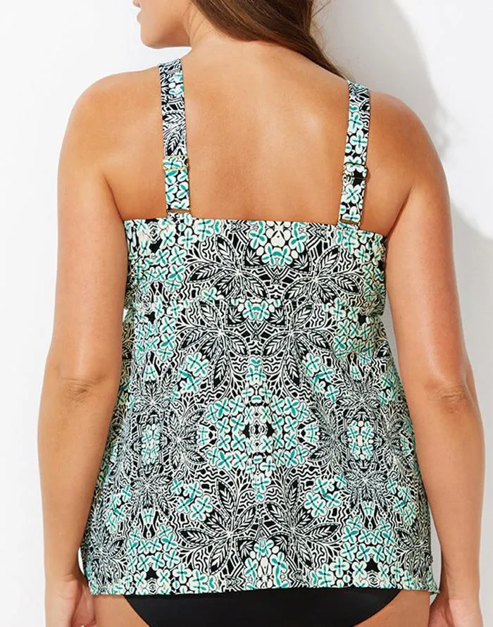 Sage Flowy Tankini set