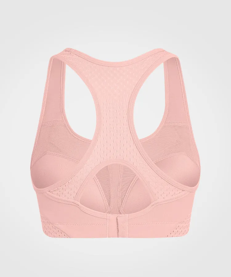 Sculpt Racerback Line Padded Running Bra | Women's High Support Sports Bra (Plus Size)