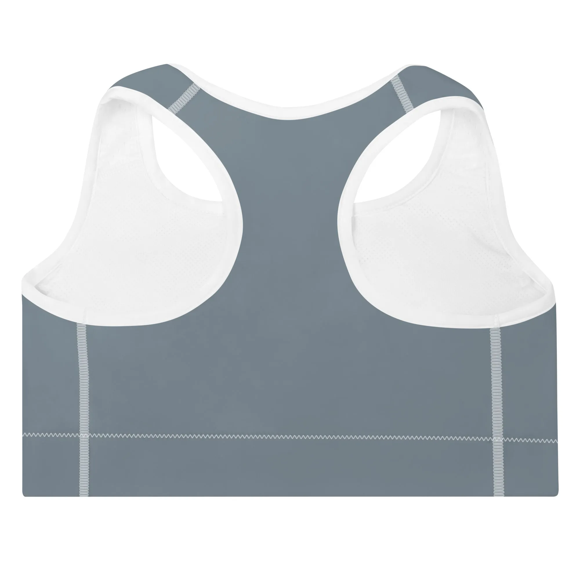 Solid Grey Padded Sports Bra, lioness-love