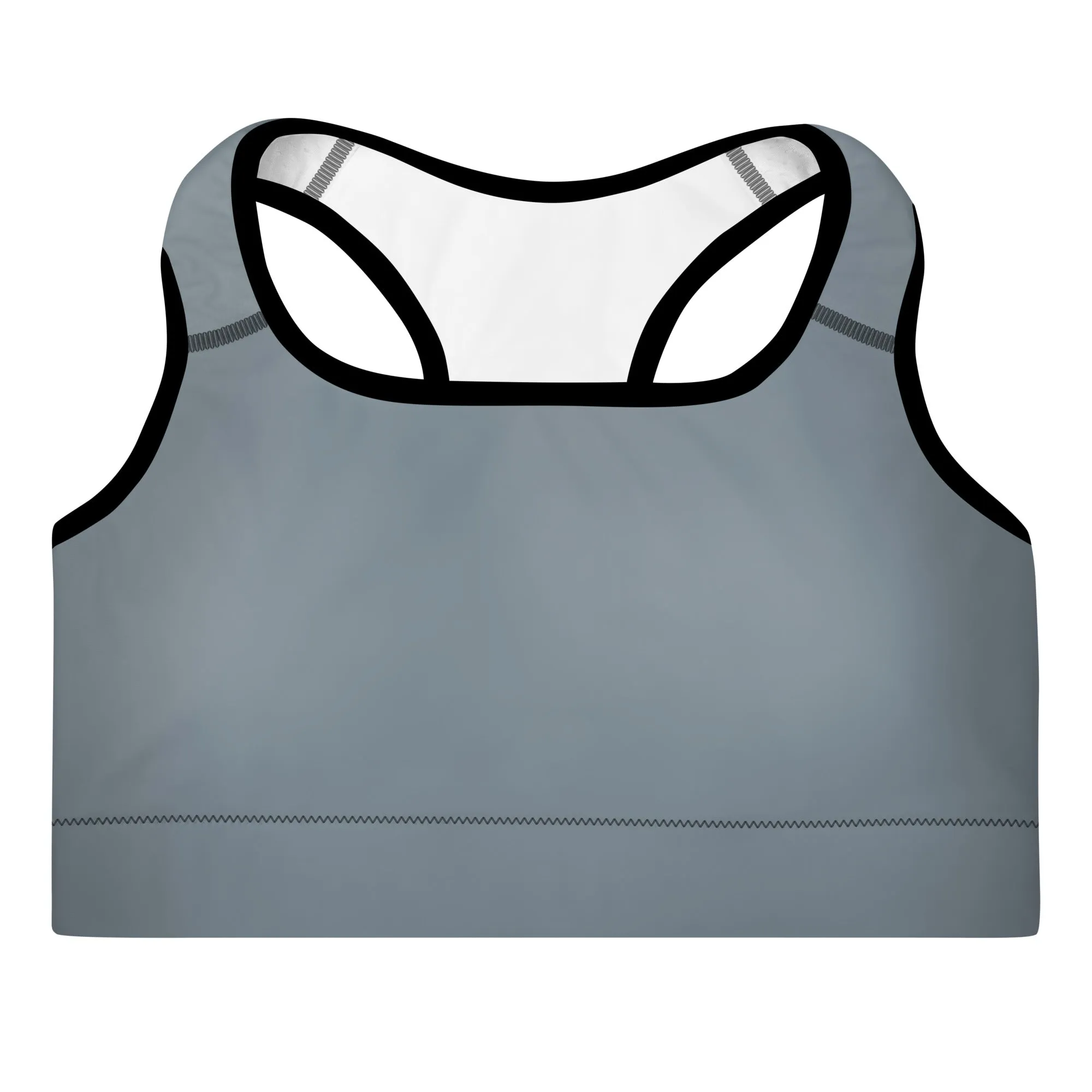 Solid Grey Padded Sports Bra, lioness-love