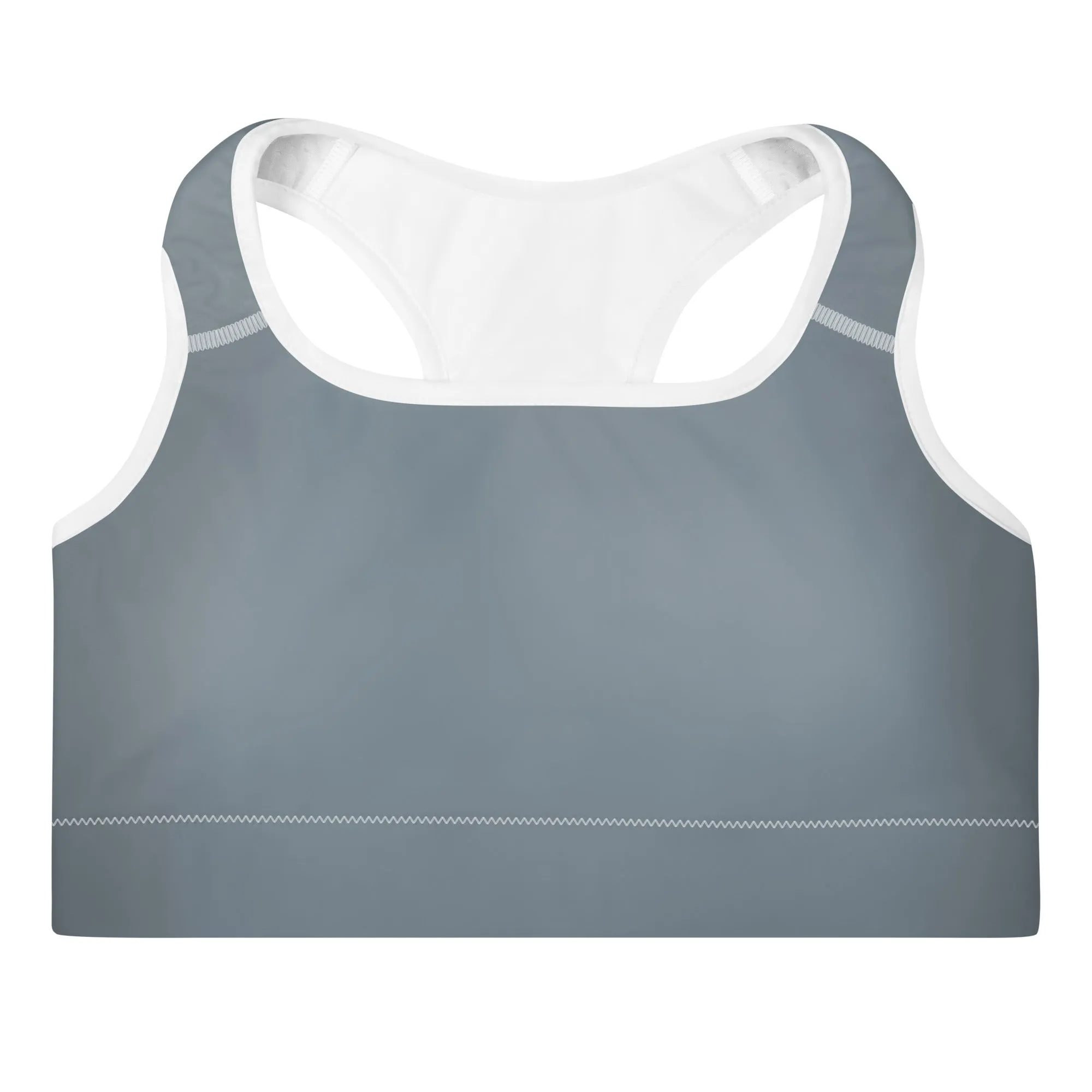 Solid Grey Padded Sports Bra, lioness-love