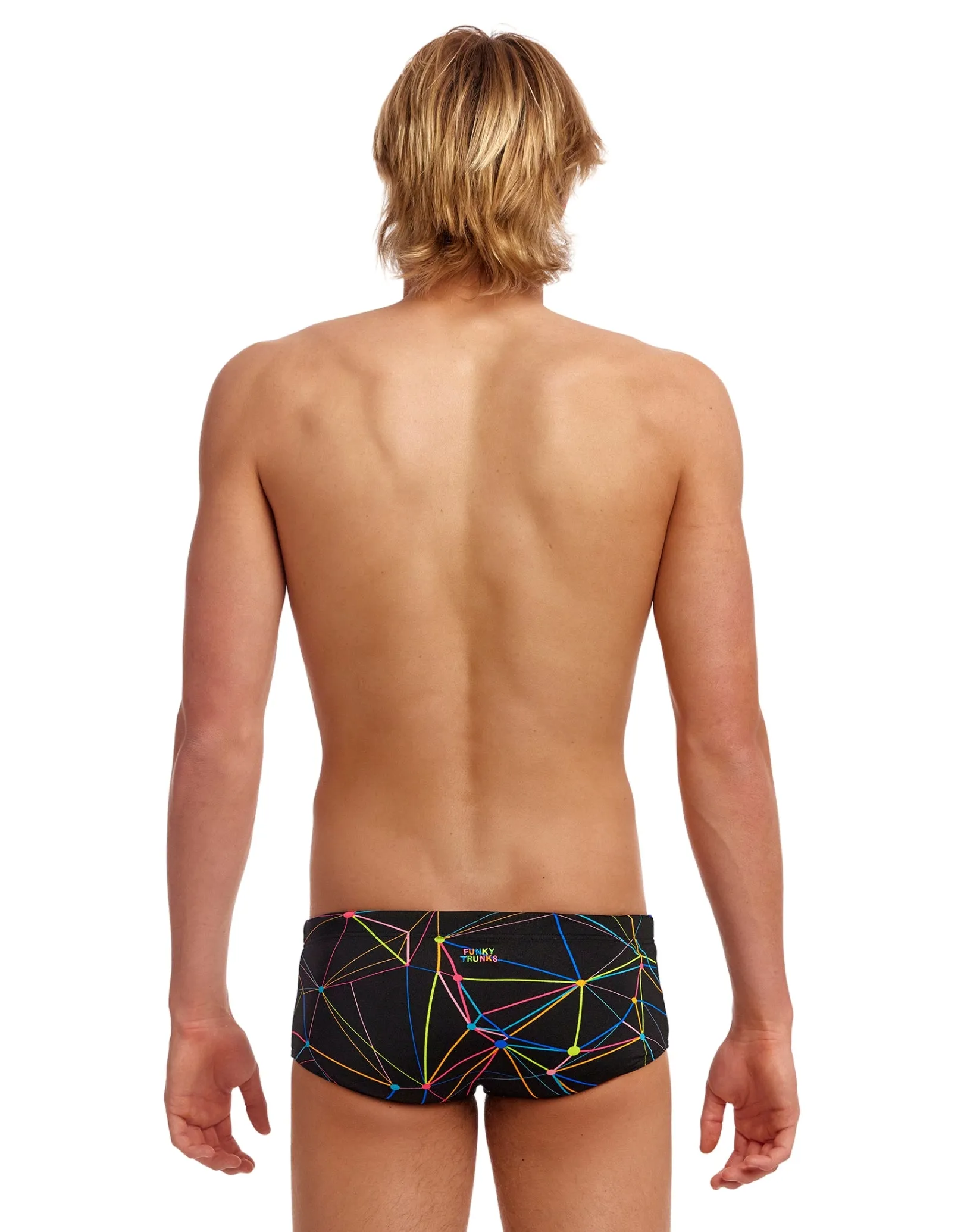 Star Sign Sidewinder Swim Trunks - Black/Multi