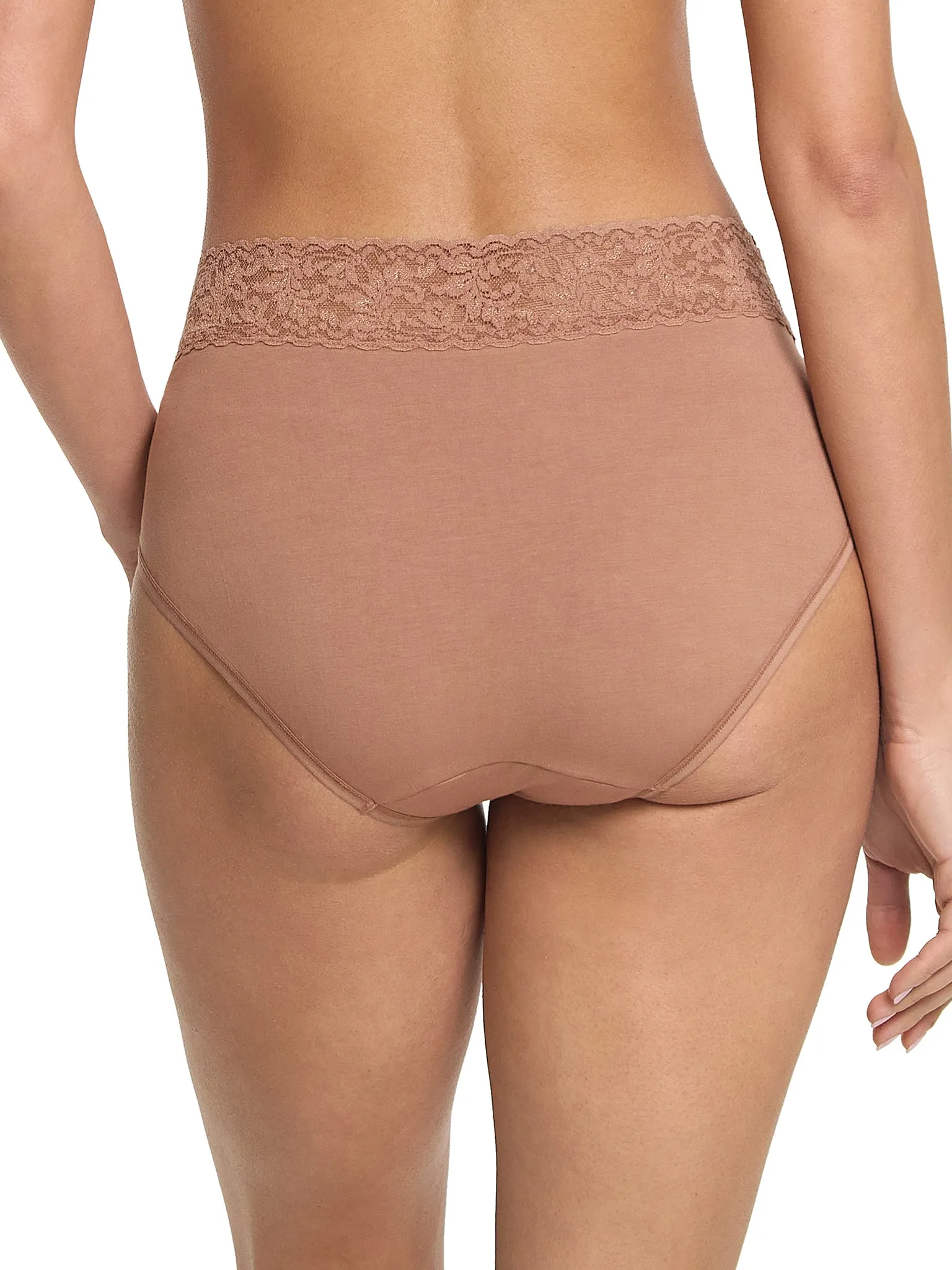 Supima® Cotton French Brief Spiced Latte Brown Sale