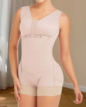 Tummy Control Side Zipper Adjustable Faja Shaperwear