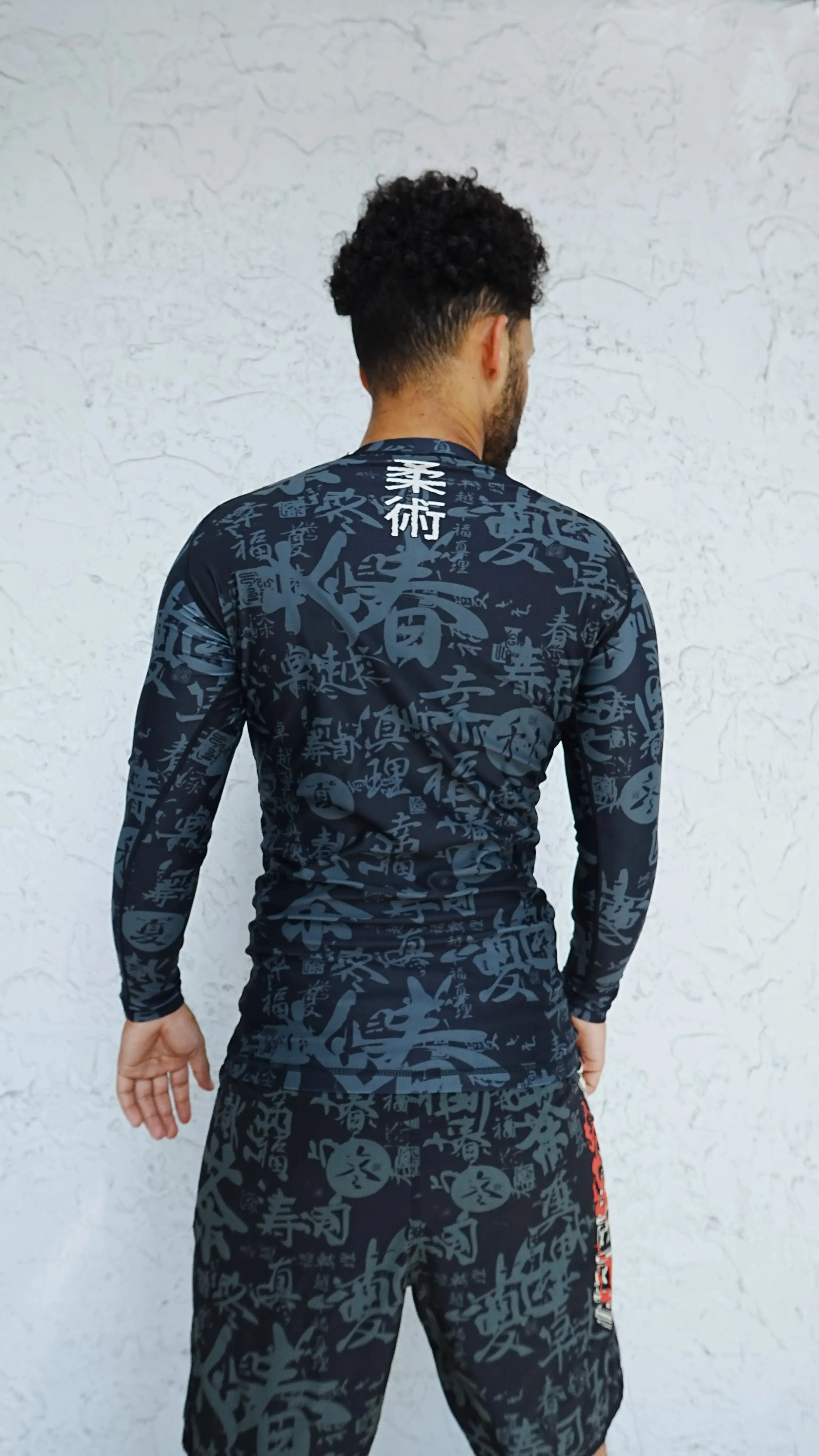 Unisex Ronin's Visage Jiu Jitsu Rashguard - Long Sleeve