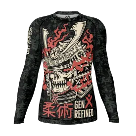 Unisex Ronin's Visage Jiu Jitsu Rashguard - Long Sleeve