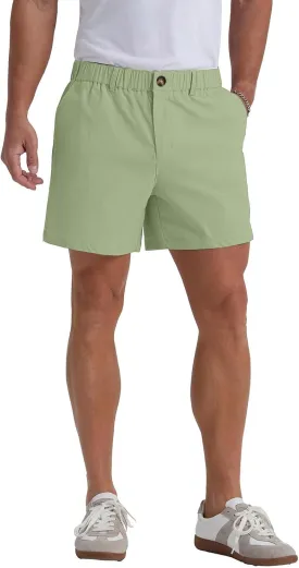 WENKOMG1 Mens Casual Shorts Quick Dry Elastic Waist Summer Golf Shorts
