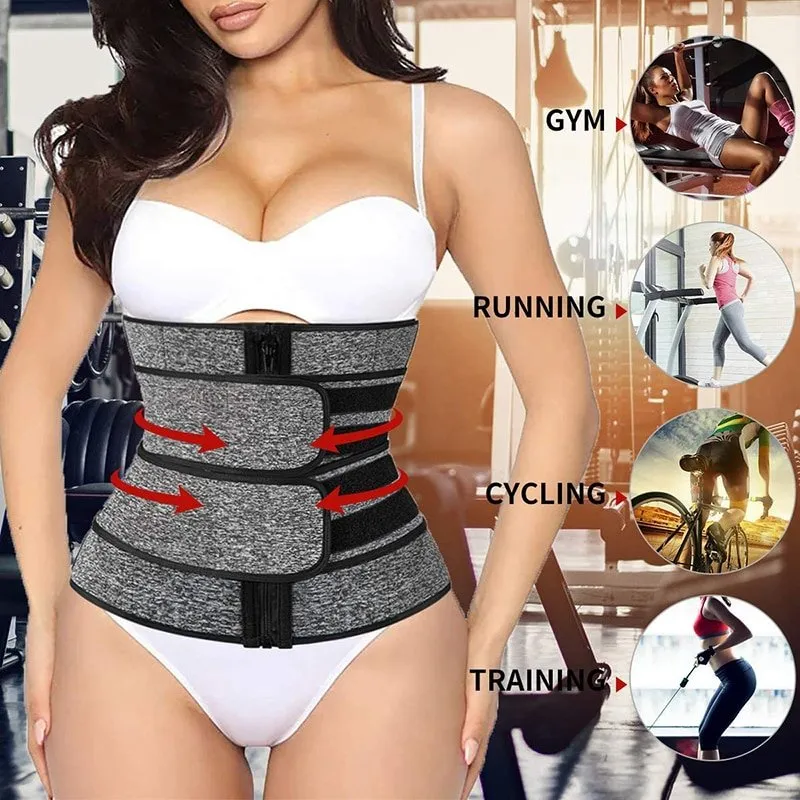 Women Waist Trainer Neoprene Body Shaper Belt - Belt Tummy Control Waist Trimmer Slimming Belly Band Shaper