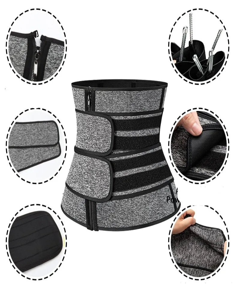 Women Waist Trainer Neoprene Body Shaper Belt - Belt Tummy Control Waist Trimmer Slimming Belly Band Shaper