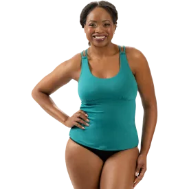 Women's Deep Scoop Neck Tankini Top